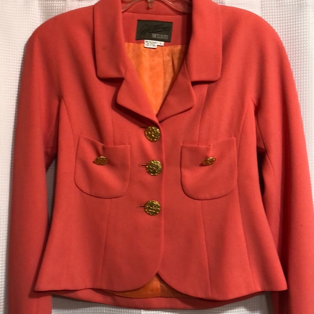Rickie Freeman Jacket / Coral